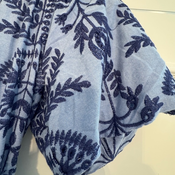 Marie Oliver Natty Embroidered Floral Shirtdress - Size 2 - NWT - Picture 6 of 8